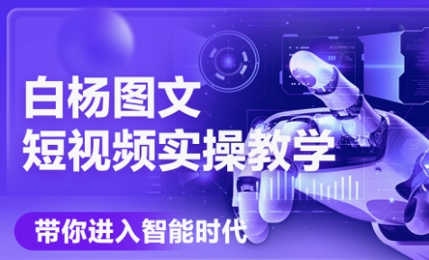 白杨老师·Ai图文短视频实操课(更新6月)-柒浠资源网