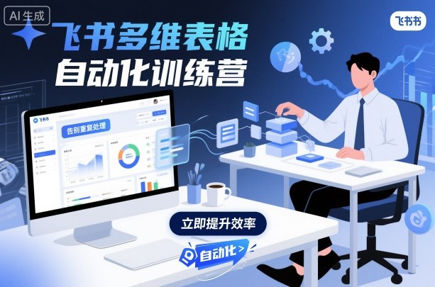 飞书多维表格自动化训练营，手把手教你告别重复处理，用多维表格开启高效办公新模式-柒浠资源网