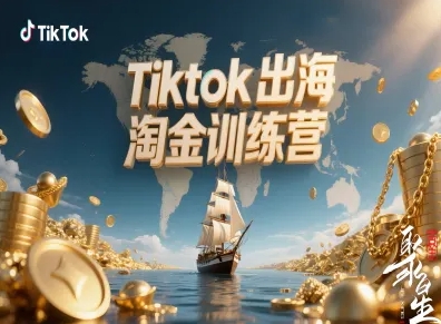Tiktok出海淘金训练营，跨境电商TK实战变现-柒浠资源网