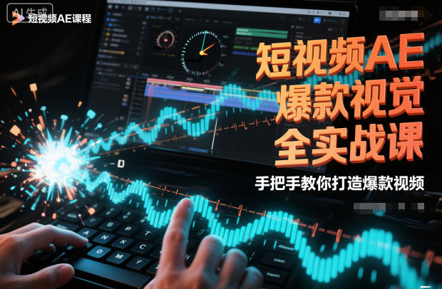 短视频AE爆款视觉全实战课，手把手教你打造爆款视频-柒浠资源网