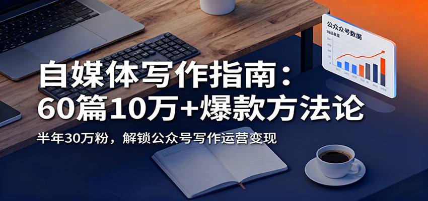 自媒体写作指南:60篇10万+爆款方法论,半年30万粉,解锁公众号写作运营变现-柒浠资源网