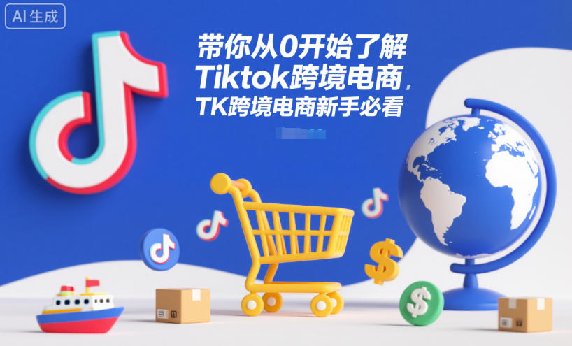 带你从0开始了解Tiktok跨境电商，TK跨境电商新手必看-柒浠资源网