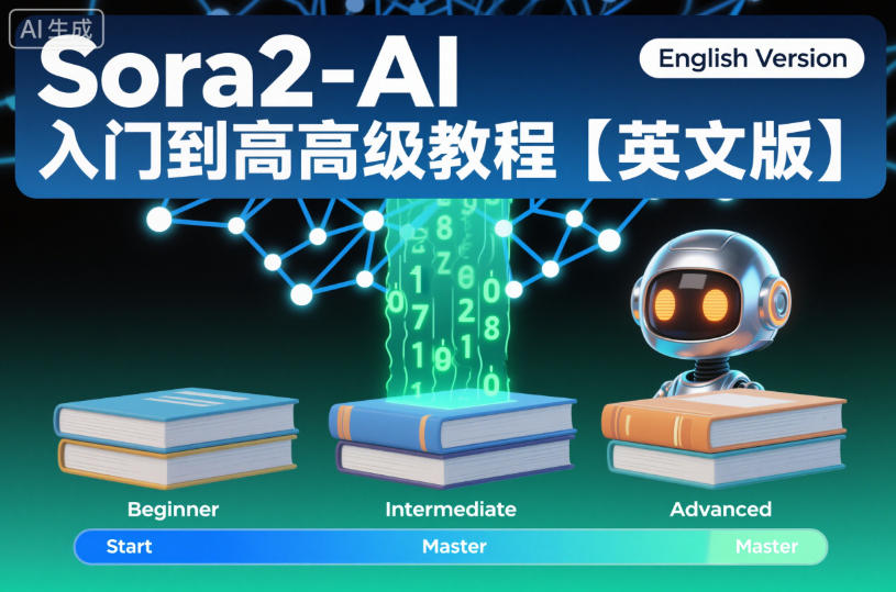 Sora2-AI入门到高级教程【英文版】-柒浠资源网
