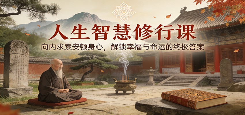 人生智慧修行课：向内求索安顿身心，解锁幸福与命运的终极答案-柒浠资源网