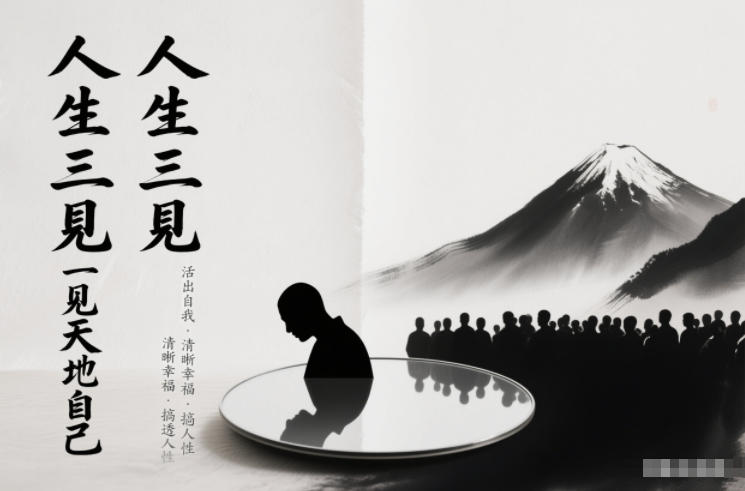 人生三见一见天地见众生见自己，活出自我拥有清晰幸福人生，搞透人性-柒浠资源网