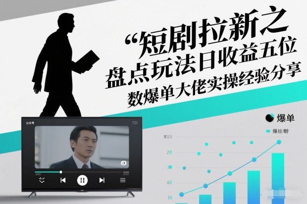 短剧拉新之盘点玩法日收益五位数爆单大佬实操经验分享-柒浠资源网