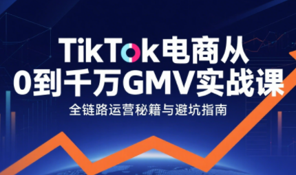 三千老师·TikTok电商从0到千万GMV实战课(更新)-柒浠资源网