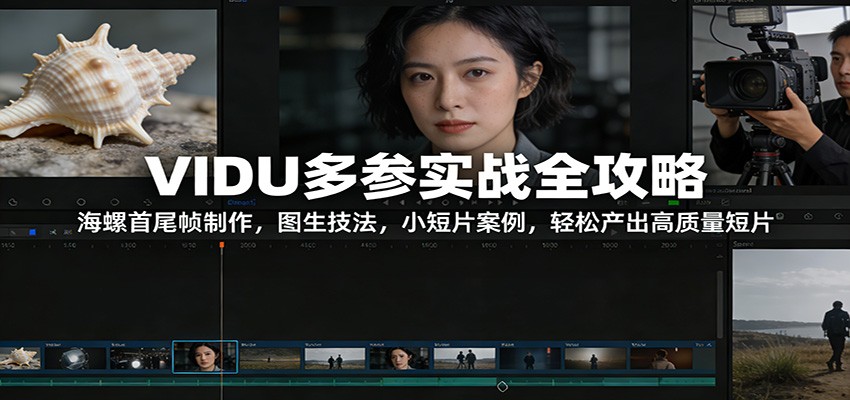 VIDU多参实战全攻略：海螺首尾帧制作，图生技法，小短片案例，轻松产出高质量短片-柒浠资源网
