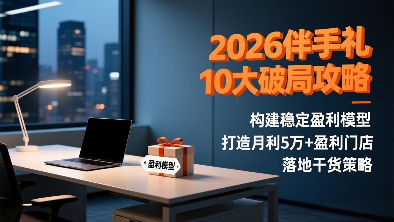 2026伴手礼10大破局攻略：构建稳定盈利模型，打造月利5万+盈利门店，落地干货策略-柒浠资源网