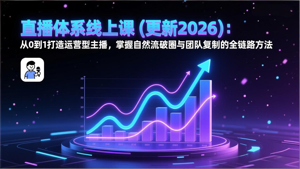 直播体系线上课(更新2026-柒浠资源网