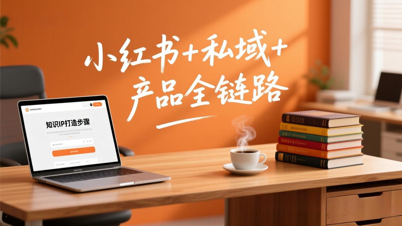 个人IP系统变现课2026，小红书+私域+产品全链路，手把手教你打造年入百万的知识IP-柒浠资源网