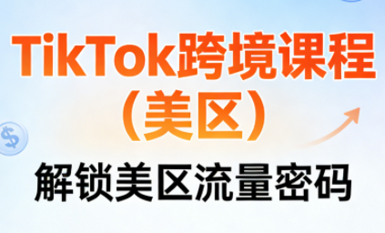 TikTok跨境课程(美区)-柒浠资源网