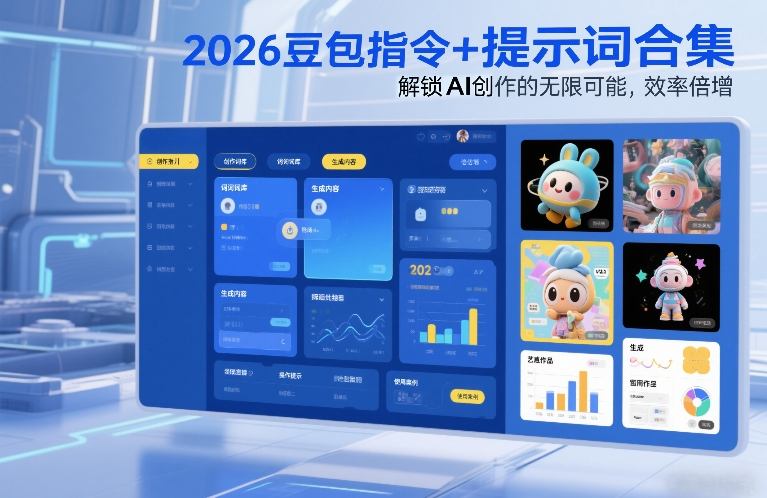 2026豆包指令+提示词合集，解锁AI创作的无限可能，效率倍增-柒浠资源网