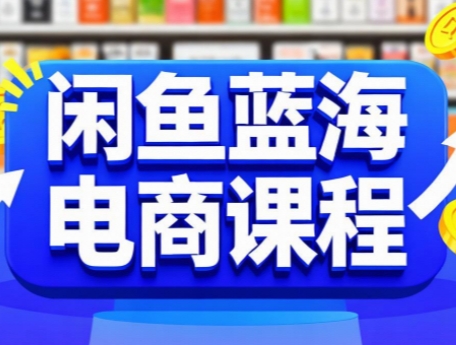 闲鱼蓝海电商课程-柒浠资源网