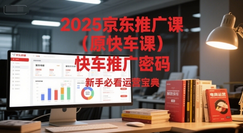 2025京东推广课(原快车课)解锁京东快车推广密码，新手必看运营宝典-柒浠资源网