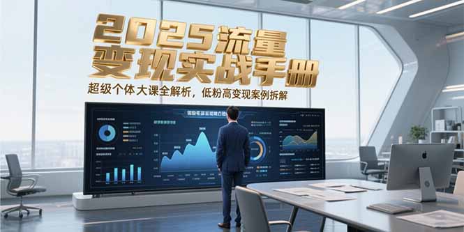 2025流量变现实战手册，超级个体大课全解析，低粉高变现案例拆解-柒浠资源网