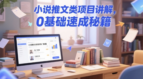 小说推文类项目讲解，0 基础速成秘籍-柒浠资源网