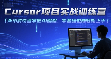 Cursor项目实战训练营，两小时快速掌握AI编程，零基础也能轻松上手-柒浠资源网