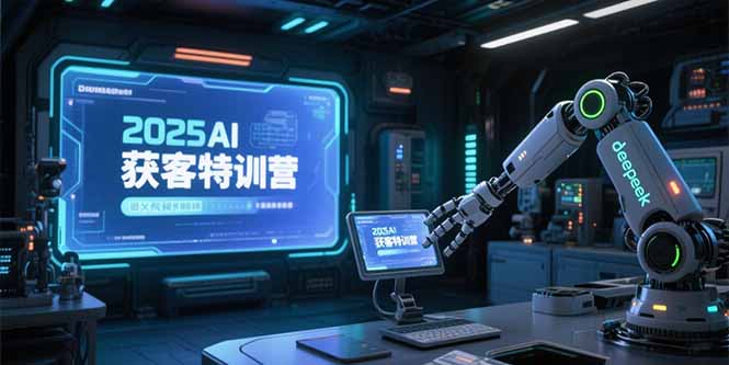 2025AI获客特训营，AI图文视频全制作，deepseek工具实操教学-柒浠资源网