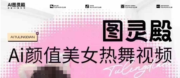 全网首发，原价988图灵殿AI颜值美女热舞视频，云端生图，轻松过原创-柒浠资源网
