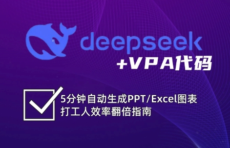 DeepSeek从入门到精通：解锁Excel和VBA高效办公新技能-柒浠资源网