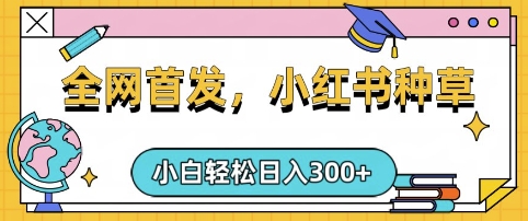 小红书种草，手机项目，日入3张，复制黏贴即可，可矩阵操作，动手不动脑【揭秘】-柒浠资源网