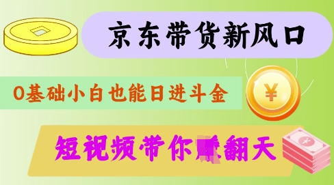 最新京东短视频带货代运营秘籍，轻松躺挣【揭秘】-柒浠资源网