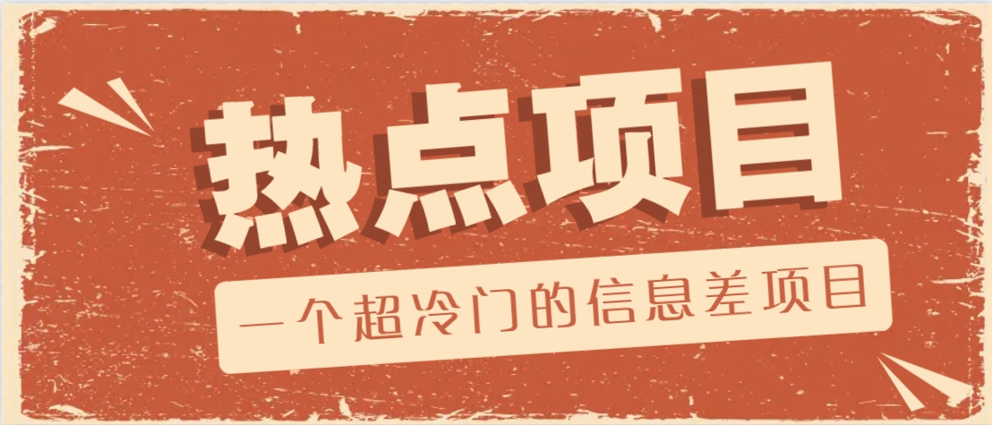 一个超冷门的信息差项目，出售各种协议模板，一个月收益竟高达20000+-柒浠资源网