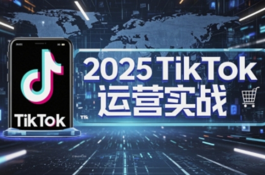 2025TikTok电商运营，掌握TikTok店铺运营核心技巧，实现低成本高转化-柒浠资源网